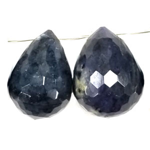 DUMORITE FACETED TEARDROP SD 18X25MM